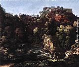 Gaspard Dughet Wall Art - View of Tivoli